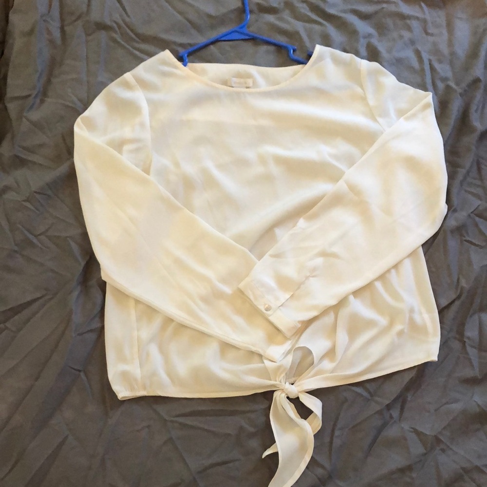 chicos white blouse size 0